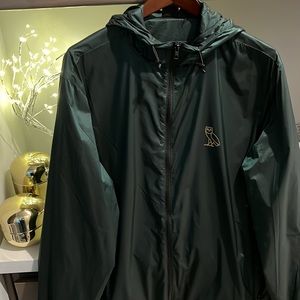 Mens OVO Zip Up Jacket (windbreaker\rain jacket)
